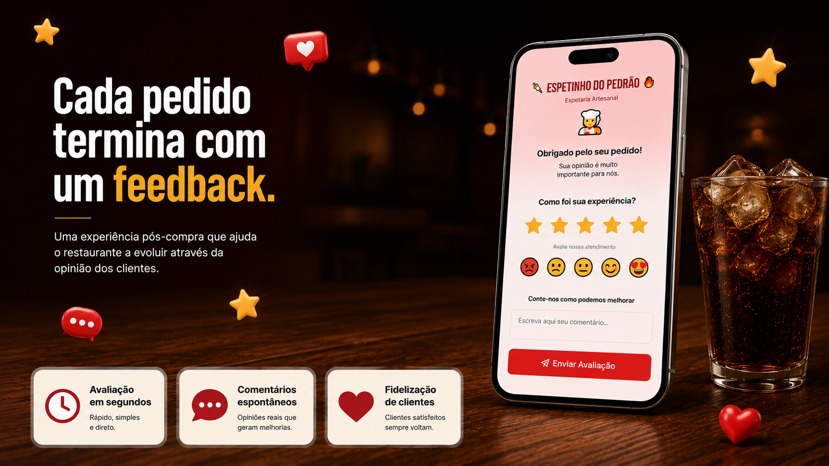 Feedback Espetinho do Pedrão